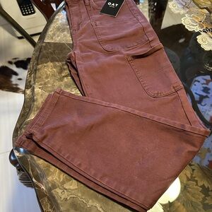 Oat New York Women's Straight Leg Jeans in Burgundy